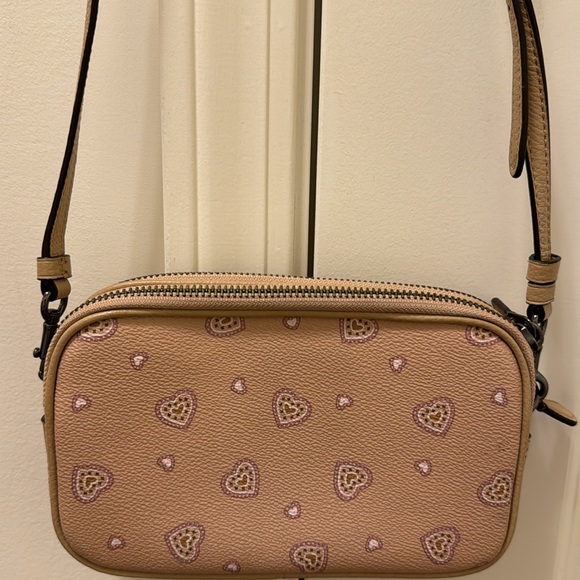 Coach Women Hearts print  Crossbody Bag - Picture 4 of 7